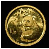 1995 1/10 OZ GOLD PANDA BETTER DATE