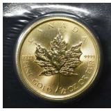 2023 CANADA 1/2 GOLD MAPLE LEAF