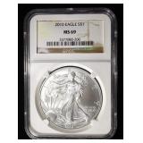 2010 AMERICAN SILVER EAGLE NGC MS69