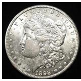 1898-S MORGAN DOLLAR CH AU