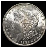 1891 MORGAN DOLLAR CH BU