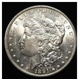 1891-S MORGAN DOLLAR BU
