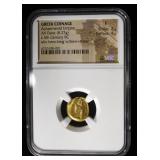 5TH CENTURY BC, GOLD ACHAEMENID EMPIRE NGC F