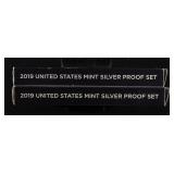 (2) 2019 SILVER US PROOF SETS