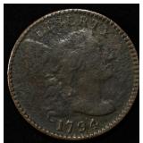 1794 FLOWING HAIR LARGE CENT F/VF
