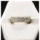 14K WHITE GOLD RING SIZE 7
