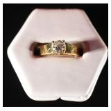 14K GOLD WITH APPROX. 6 CT DIAMOND, SIZE 5