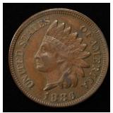 1886 T-2 INDIAN CENT XF