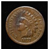 1877 INDIAN CENT FINE