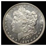 1897 MORGAN DOLLAR CH BU PROOF LIKE