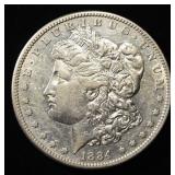 1884-S MORGAN DOLLAR NICE AU/UNC