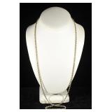 14K YELLOW GOLD 29 INCH  ROPE CHAIN