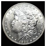 1904-S MORGAN DOLLAR AU/BU