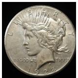 1928 PEACE DOLLAR CH BU
