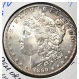 1890-S MORGAN DOLLAR GEM BU