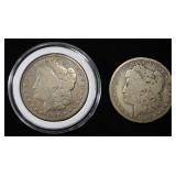 1889-P, O MORGAN DOLLARS