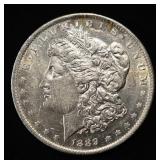 1889-O MORGAN DOLLAR AU