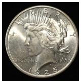 1925 PEACE DOLLAR CH BU