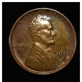 1914-D LINCOLN WHEAT CENTMCH AU/UNC