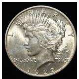 1922-D PEACE DOLLAR CH BU