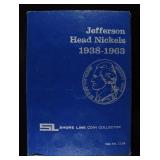 PARTIAL BU JEFFERSON NICKEL W/ 4 WAR NICKELS