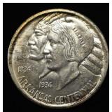 1936-S ARKANSAS COMMEM HALF DOLLAR CH BU