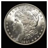 1891 MORGAN DOLLAR CH BU