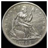 1848-O SEATED LIBERTY HALF DOLLAR BU