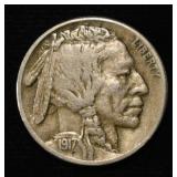 1917-S BUFFALO NICKEL XF