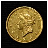 1851-C $1 LIBERTY GOLD BU