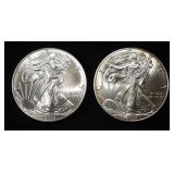 2015 & 2016 AMERICAN SILVER EAGLES