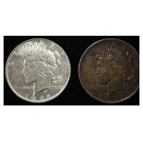 1922-P,D PEACE DOLLARS