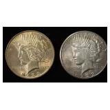 1923-P,S PEACE DOLLARS
