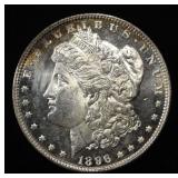 1896 MORGAN DOLLAR GEM BU
