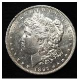 1897 MORGAN DOLLAR CH BU