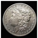1893-S MORGAN DOLLAR XF  OLD CLEANING