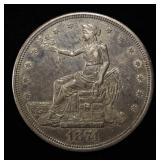 1874-CC TRADE DOLLAR BU