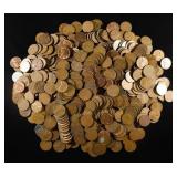 (500) WHEAT CENTS