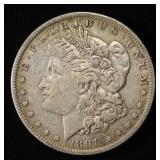 1891-O MORGAN DOLLAR XF