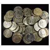 (40) 40% SILVER KENNEDY HALF DOLLARS
