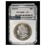 1878-CC MORGAN DOLLAR PL PCI SUPERB GEM BU