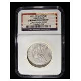1861-O SEATED LIBERTY HALF DOLLAR NGC SHIPWRECK