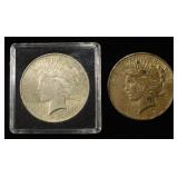 1924 & 1925 PEACE DOLLARS