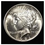 1921 PEACE DOLLAR CH BU