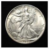 1936-D WALKING LIBERTY HALF DOLLAR CH BU