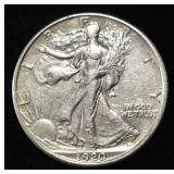 1920-S WALKING LIBERTY HALF DOLLAR XF/AU
