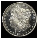 1880-S MORGAN DOLLAR CH BU DMPL