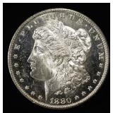 1880-S MORGAN DOLLAR CH BU DMPL