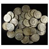 (40) 40% SILVER KENNEDY HALF DOLLARS