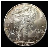 2002 AMERICAN SILVER EAGLE